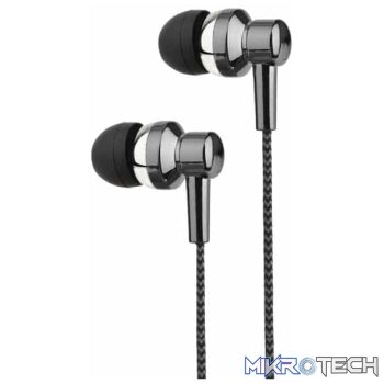 Electro Painted Stereo Earphones with Mic  EB250 Grey